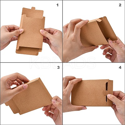 Foldable Creative Kraft Paper Box LS-X-CON-L018-C06-1