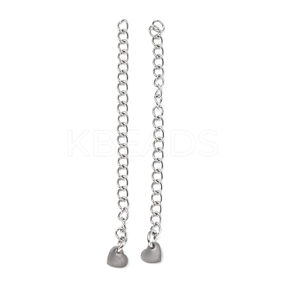 Tarnish Resistant 304 Stainless Steel Chain Extender FIND-JF00071-03-1