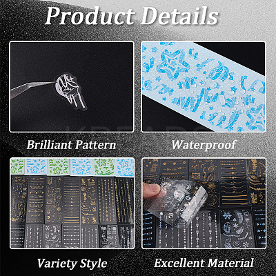 PET Waterproof Decorative Stickers DIY-CP0011-66-1