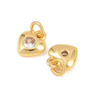 Brass Micro Pave Cubic Zirconia Pendants LS-KK-F927-12A-G-1