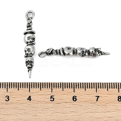 316 Surgical Stainless Steel Pendants STAS-G349-04B-AS-1