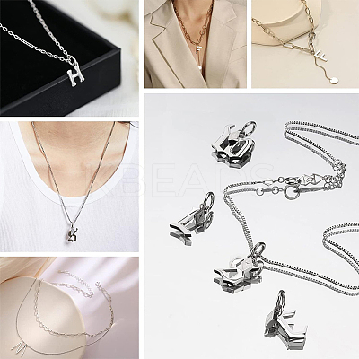 2 Sets 201 Stainless Steel Charms STAS-UN0054-60-1