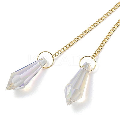 Iron Rhombus & Natural Citrine Suncatchers HJEW-F025-04G-02-1