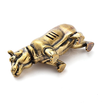 Brass Rhinoceros Figurines DJEW-C017-01AB-1