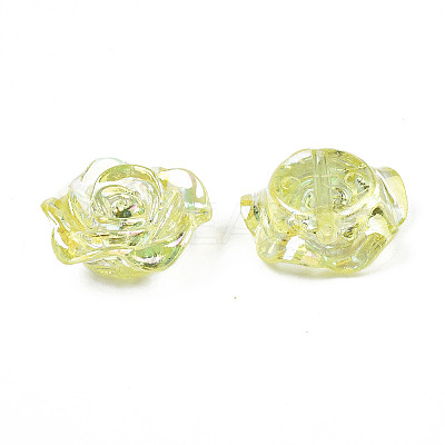 Transparent Acrylic Beads LS-TACR-N006-64E-1