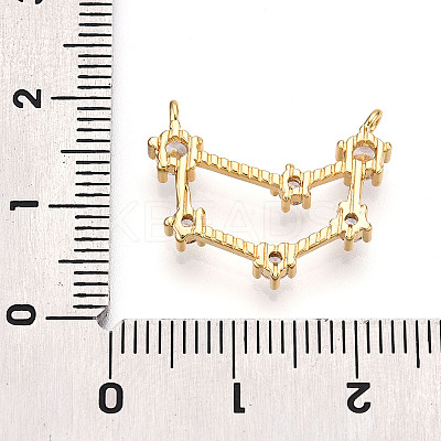 Brass Micro Pave Cubic Zirconia Pendants KK-N261-120B-G-1