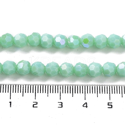 Opaque Glass Beads Strands EGLA-A035-P6mm-L14-1