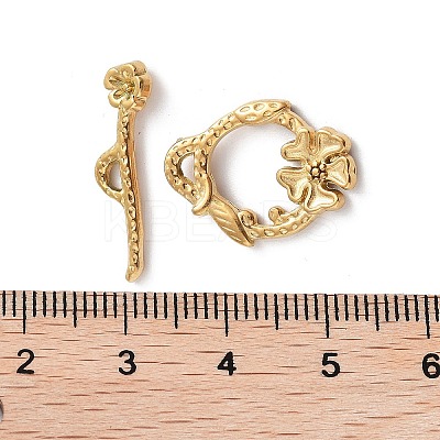 Ion Plating(IP) 304 Stainless Steel Toggle Clasps LS-STAS-A092-02G-1