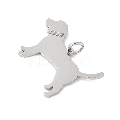 Non-Tarnish 304 Stainless Steel Pendants STAS-E205-09P-1