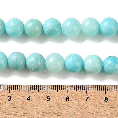 Natural Striped Stone Beads Strands G-B192-B01-10mm-1