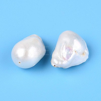 Natural Cultured Freshwater Baroque Style Keshi Pearl Beads PEAR-N012-J21-02-1