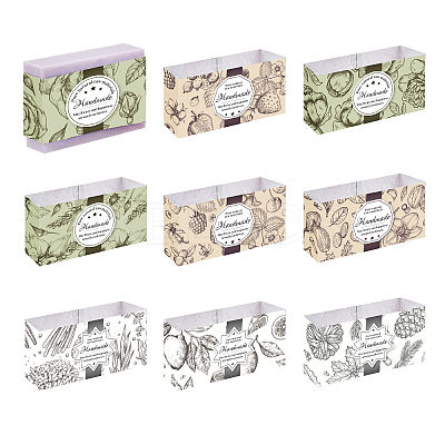 90Pcs 9 Style Handmade Soap Paper Tag DIY-PH0005-62-1