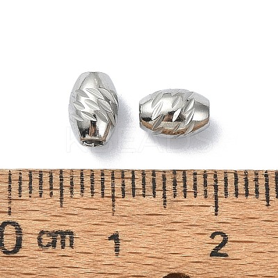 Non-Tarnish 316 Surgical Stainless Steel Bead STAS-H191-06A-P-1