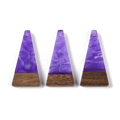 Resin & Wood Pendants WOOD-F015-03E-1