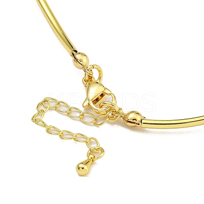 Rack Plating Brass & ABS Plastic Pearl Beads Bowknot Pendant Necklaces NJEW-C059-05G-1