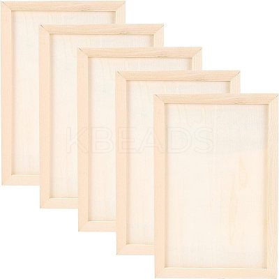 Wood Painting Canvas Panels WOOD-WH0109-07-1