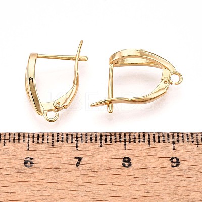 Brass Hoop Earring Finding KK-N261-35G-1