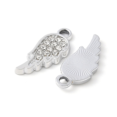 Alloy Crystal Rhinestone Pendants PALLOY-E775-13P-1