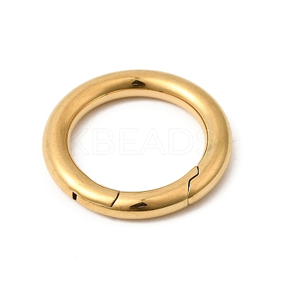304 Stainless Steel Spring Gate Rings STAS-B128-05G-04-1