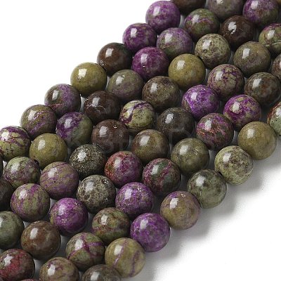 Natural Atlantisite Stichtite Beads Strands G-C168-A01-02-1