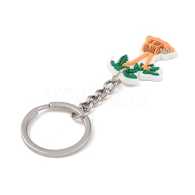 Cartoon PVC Pendant Keychain LS-KEYC-U001-01A-1
