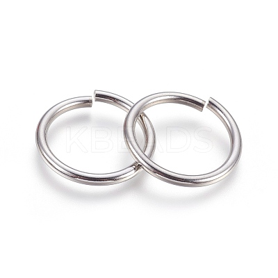 Tarnish Resistant 304 Stainless Steel Saw Cut Open Jump Rings STAS-P212-25P-08-1