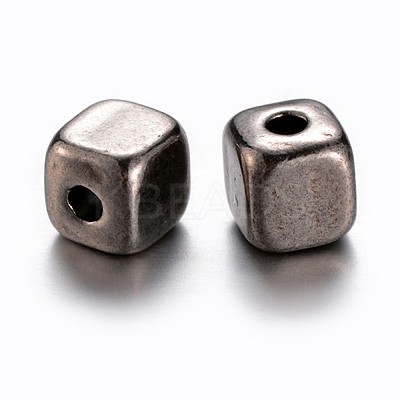 Tibetan Style Alloy Spacer Beads K0NP1051-1