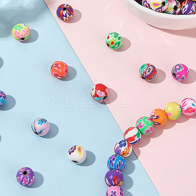 Handmade Polymer Clay Beads CLAY-PA0001-08A-1