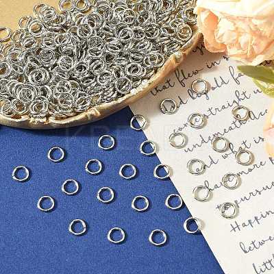 SHEGRACE Brass Open Jump Rings XGR0081P-15P-1