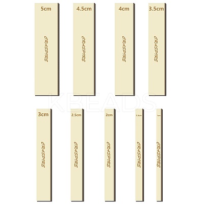 9Pcs 9 Style Wood Hoop Rings Macrame for DIY Craft Making DIY-WH0545-009-1