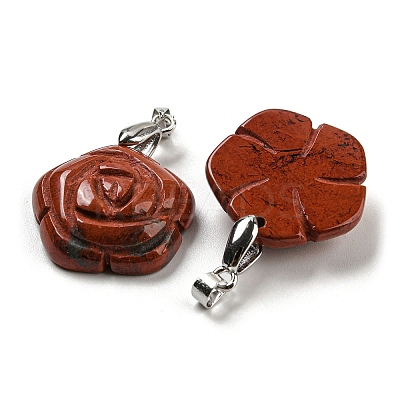 Natural Red Jasper Carved Pendants G-I319-02P-A05-1