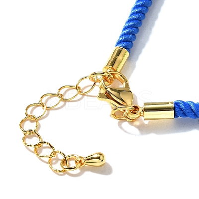 Nylon Milan Cord Necklace Making MAK-M028-01G-05-1