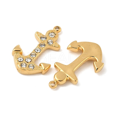 304 Stainless Steel Crystal Rhinestone Pendants STAS-U057-23G-1