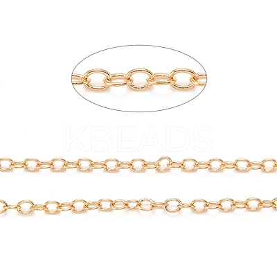 Brass Cable Chains CHC-S003-11G-1