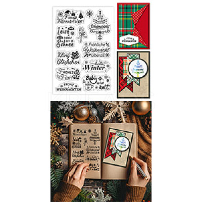 Custom Summer Theme PVC Plastic Clear Stamps DIY-WH0631-0416-1