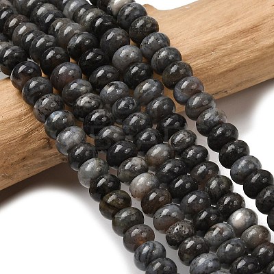 Natural Bamboo Leaf Agate Beads Strands G-A280-A07-01-1