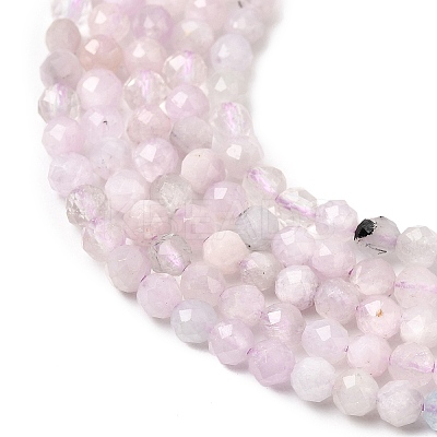 Natural Kunzite Beads Strands G-G343-B03-3mm-1