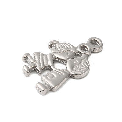 Non-Tarnish 304 Stainless Steel Pendants STAS-N103-75P-1