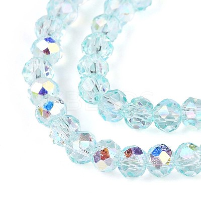 Transparent Glass Beads Strands EGLA-N016-3mm-M-1