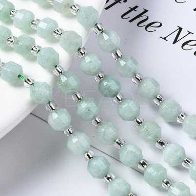 Natural White Jade Beads Strands G-T132-048A-1