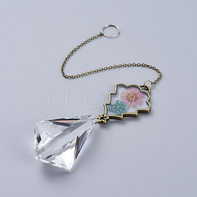 Crystals Chandelier Suncatchers Prisms AJEW-G025-D05-1