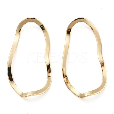 Brass Linking Rings KK-Q789-53G-1