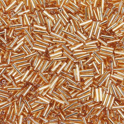 2000Pcs Glass Bugle Beads SEED-DC0001-14B-1