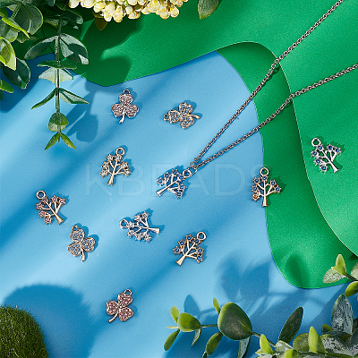 48Pcs 12 Style Alloy Pendants FIND-FH0003-73-1