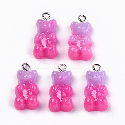 Opaque Resin Pendants CRES-N021-32C-1