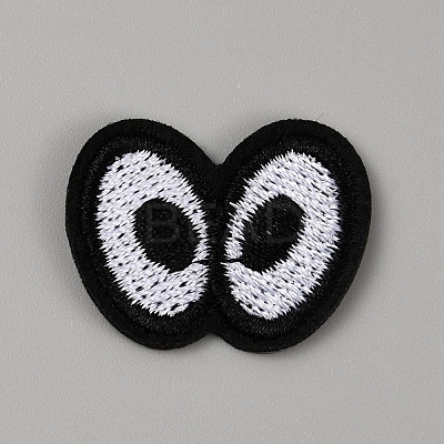 Eye Cotton Embroidery Iron on Clothing Patches DIY-WH0430-416C-1