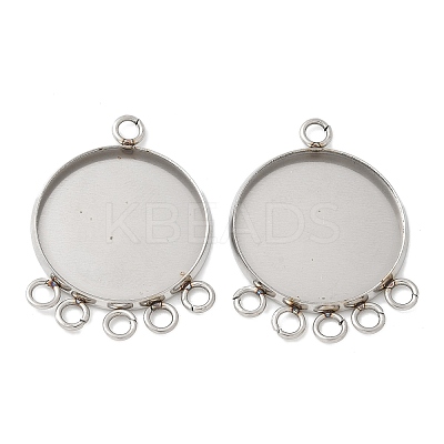 304 Stainless Steel Pendant Cabochos STAS-C117-05P-1