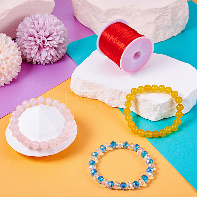 2 Rolls 2 Colors Elastic Crystal Thread EW-TA0001-07A-1