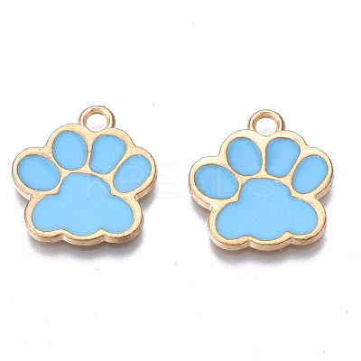 Alloy Enamel Pendants X-ENAM-T016-22LG-E-RS-1