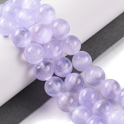 Natural Selenite Beads Strands G-C142-01A-02-1